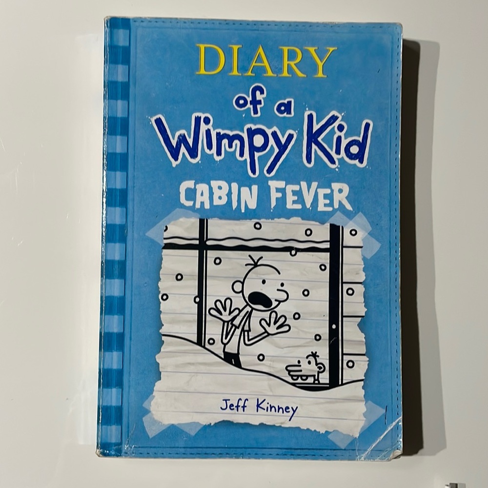 Diary of a Wimpy Kid Book- Cabin Fever- paperback book
